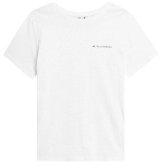 Koszulka damska 4F biała H4Z22 TSD025 10S 4F