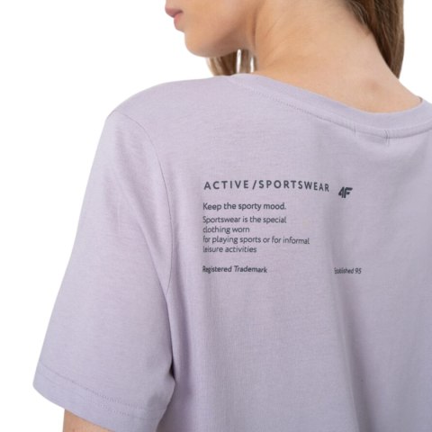 Koszulka damska 4F jasny fiolet H4Z22 TSD025 52S 4F