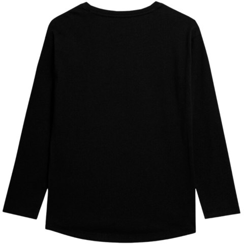 Koszulka dla dziewczynki 4F głęboka czerń HJZ22 JTSDL002 20S 4F