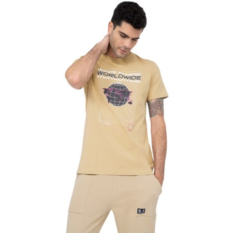 Koszulka męska 4F jasny brąz H4Z22 TSM029 82S 4F