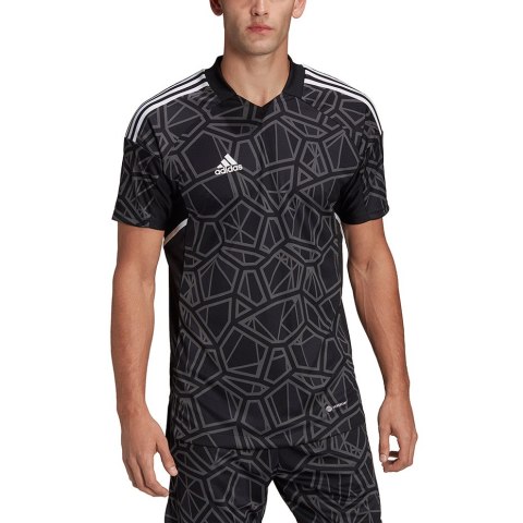 Koszulka męska Condivo 22 Goalkeeper Jersey Short Sleeve czarna HB1619 Adidas teamwear