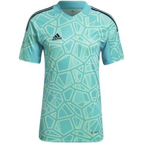 Koszulka męska Condivo 22 Goalkeeper Jersey Short Sleeve zielona HB1618 Adidas teamwear