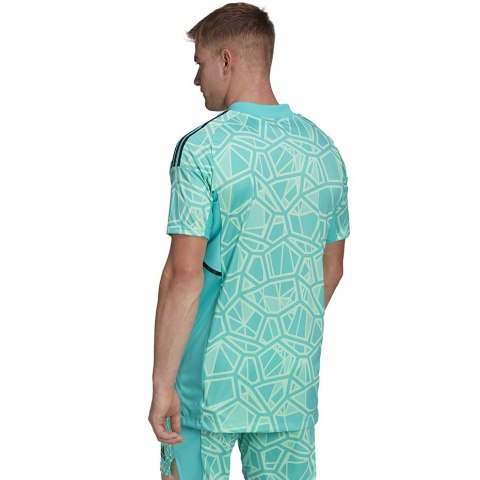 Koszulka męska Condivo 22 Goalkeeper Jersey Short Sleeve zielona HB1618 Adidas teamwear