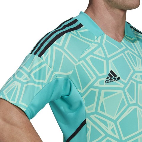 Koszulka męska Condivo 22 Goalkeeper Jersey Short Sleeve zielona HB1618 Adidas teamwear