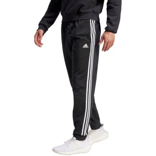 Spodnie męskie adidas Primegreen Essentials Warm-Up Tapered 3-Stripes Track czarne H46105 Adidas