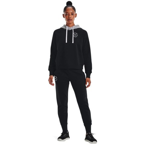 Bluza damska Under Armour Rival Fleece CB Hoodie czarna 1373031 001 Under Armour