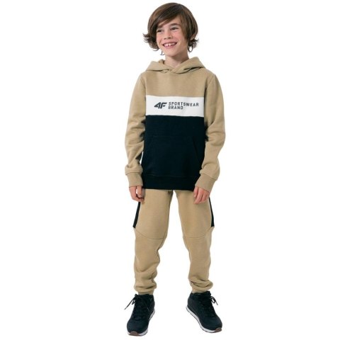 Bluza dla chłopca 4F jasny brąz HJZ22 JBLM003 82S 4F