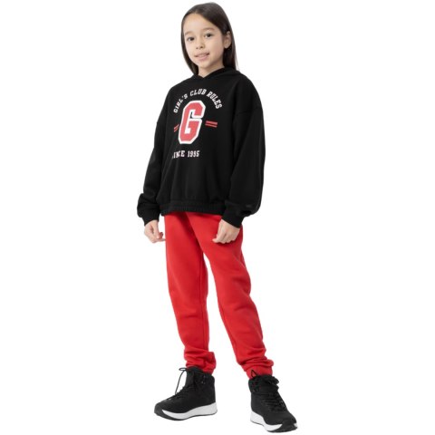 Bluza dla dziewczynki 4F głęboka czerń HJZ22 JBLD004 20S 4F