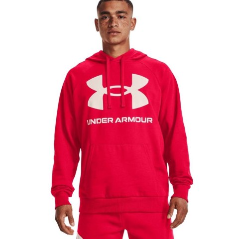 Bluza męska Under Armour Rival Fleece Big Logo HD czerwona 1357093 600 Under Armour