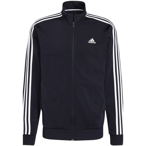 Bluza męska adidas Primegreen Essentials Warm-Up 3-Stripes granatowa H46100 Adidas