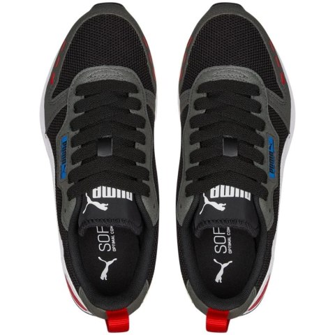 Buty dla dzieci Puma R78 Jr czarno-szaro-niebieskie 373616 29 Puma