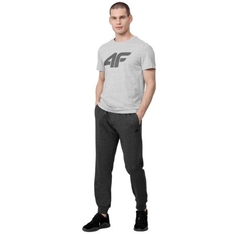 Koszulka męska 4F chłodny jasny szary melanż H4Z22 TSM353 27M 4F