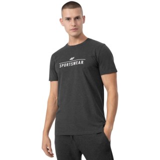 Koszulka męska 4F ciemny szary melanż H4Z22 TSM354 23M 4F