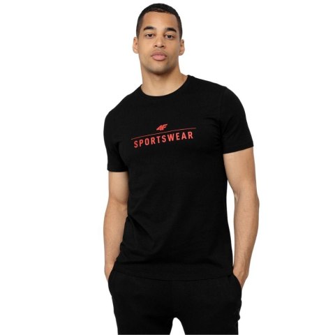 Koszulka męska 4F czarna H4Z22 TSM354 21S 4F