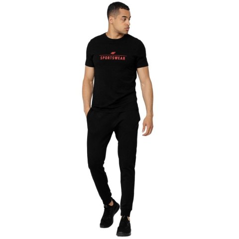 Koszulka męska 4F czarna H4Z22 TSM354 21S 4F