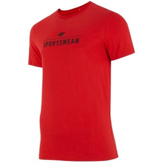 Koszulka męska 4F czerwona H4Z22 TSM354 62S 4F