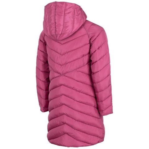 Kurtka dla dziewczynki 4F ciemny róż HJZ22 JKUDP003 53S 4F