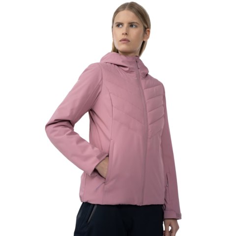Kurtka narciarska damska 4F ciemny róż H4Z22 KUDN003 53S 4F
