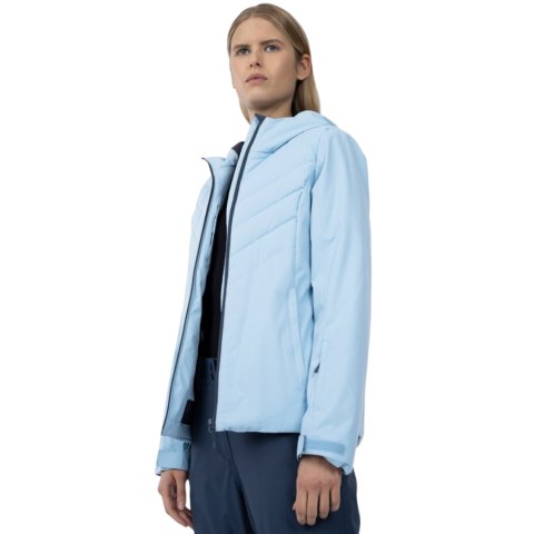 Kurtka narciarska damska 4F jasny niebieski H4Z22 KUDN003 34S 4F
