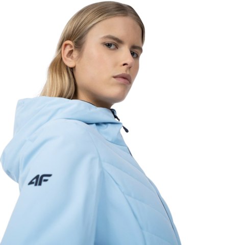 Kurtka narciarska damska 4F jasny niebieski H4Z22 KUDN003 34S 4F