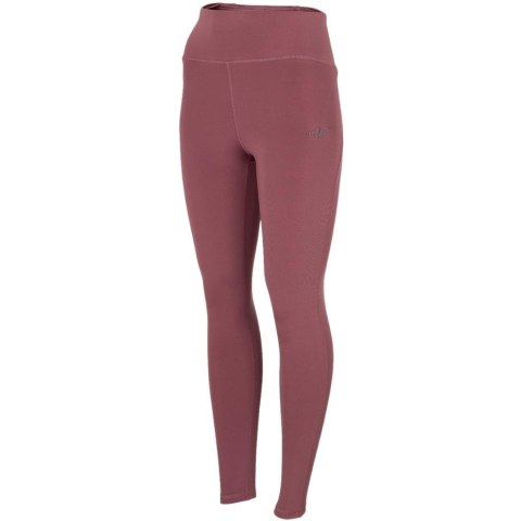 Legginsy funkcyjne damskie 4F burgund H4Z22 SPDF011 60S 4F