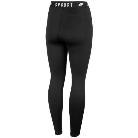Legginsy funkcyjne damskie 4F głęboka czerń H4Z22 SPDF351 20S 4F
