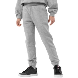 Spodnie dla dziewczynki 4F chłodny jasny szary melanż HJZ22 JSPDD002 27M 4F