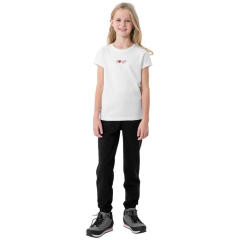 Spodnie dla dziewczynki 4F głęboka czerń HJZ22 JSPDD002 20S 4F