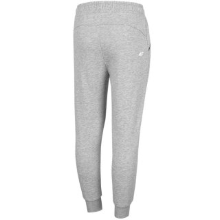 Spodnie dla dziewczynki 4F szary melanż HJZ22 JSPDD001 25M 4F