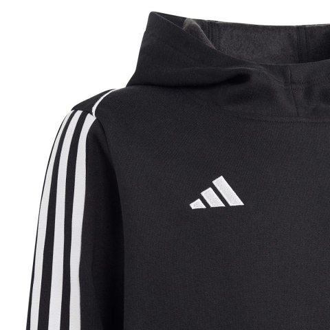 Bluza dla dzieci adidas Tiro 23 League Sweat Hoodie czarno-biała HS3606 Adidas