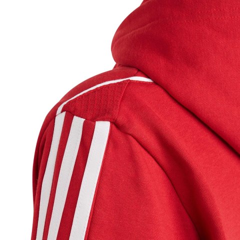 Bluza dla dzieci adidas Tiro 23 League Sweat Hoodie czerwono-biała HS3607 Adidas