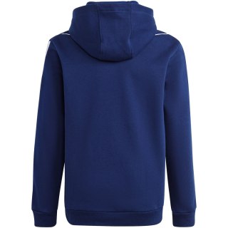 Bluza dla dzieci adidas Tiro 23 League Sweat Hoodie granatowo-biała HS3605 Adidas