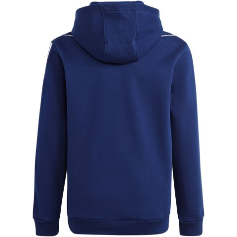 Bluza dla dzieci adidas Tiro 23 League Sweat Hoodie granatowo-biała HS3605 Adidas