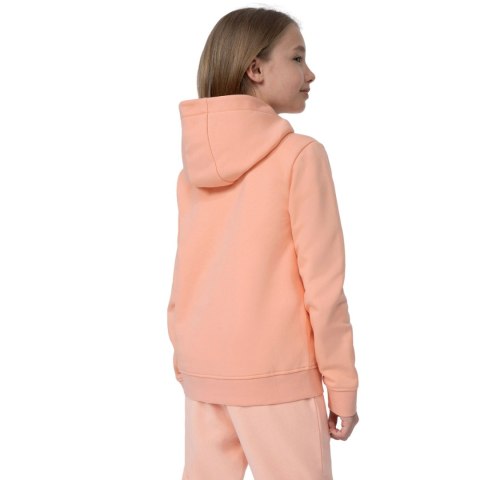 Bluza dla dziewczynki 4F pudrowy koral 4FJSS23TSWSF216 65S 4F
