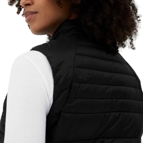 Kamizelka damska pikowana 4F F091 głęboka czerń 4FSS23TDJAF091 20S 4F