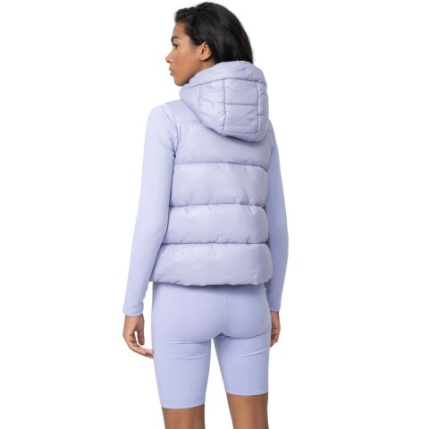 Kamizelka damska pikowana 4F F092 jasny fiolet 4FSS23TDJAF092 52S 4F