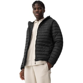 Kurtka męska pikowana 4F głęboka czerń 4FSS23TDJAM085 20S 4F