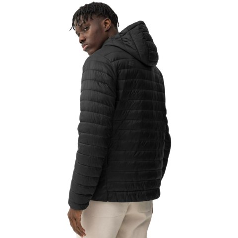 Kurtka męska pikowana 4F głęboka czerń 4FSS23TDJAM085 20S 4F