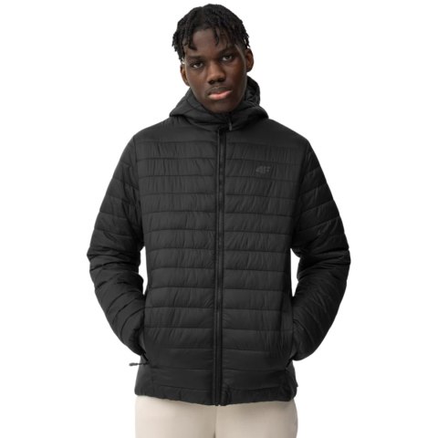 Kurtka męska pikowana 4F głęboka czerń 4FSS23TDJAM085 20S 4F