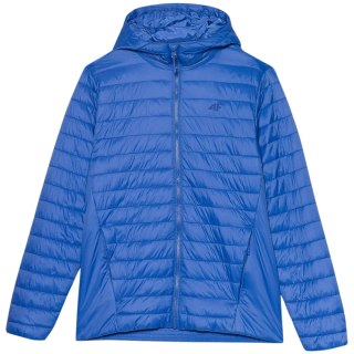 Kurtka męska pikowana 4F niebieska 4FSS23TDJAM085 33S 4F