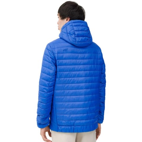 Kurtka męska pikowana 4F niebieska 4FSS23TDJAM085 33S 4F