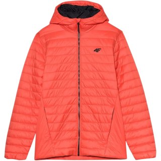 Kurtka męska pikowana 4F pomarańczowa 4FSS23TDJAM085 70S 4F