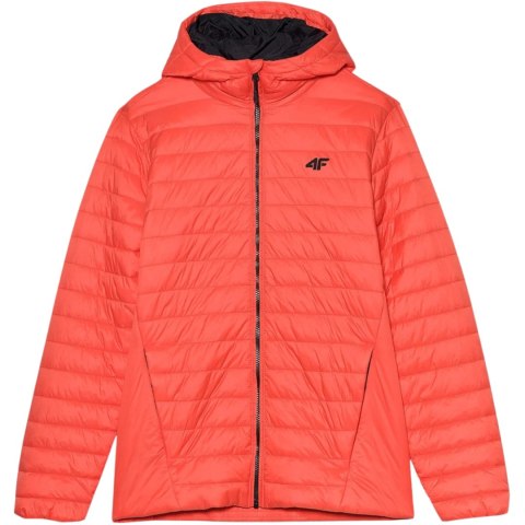 Kurtka męska pikowana 4F pomarańczowa 4FSS23TDJAM085 70S 4F