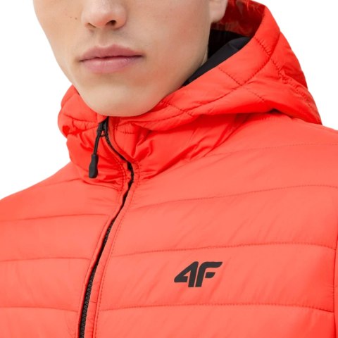 Kurtka męska pikowana 4F pomarańczowa 4FSS23TDJAM085 70S 4F