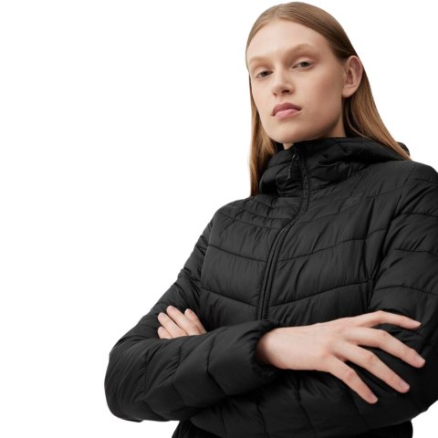 Kurtka pikowana damska 4F F095 głęboka czerń 4FSS23TDJAF095 20S 4F