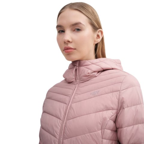 Kurtka pikowana damska 4F F095 jasny róż 4FSS23TDJAF095 56S 4F