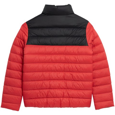 Kurtka pikowana dla chłopca 4F czerwona 4FJSS23TDJAM077 62S 4F