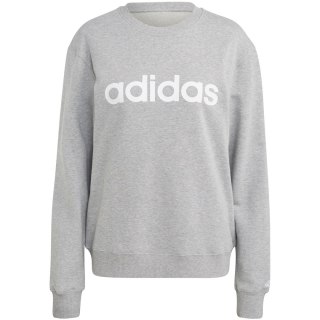 Bluza damska adidas Essentials Linear French Terry szara IC6880 Adidas