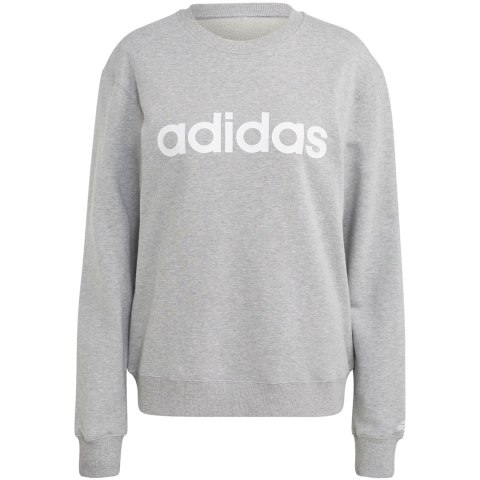 Bluza damska adidas Essentials Linear French Terry szara IC6880 Adidas
