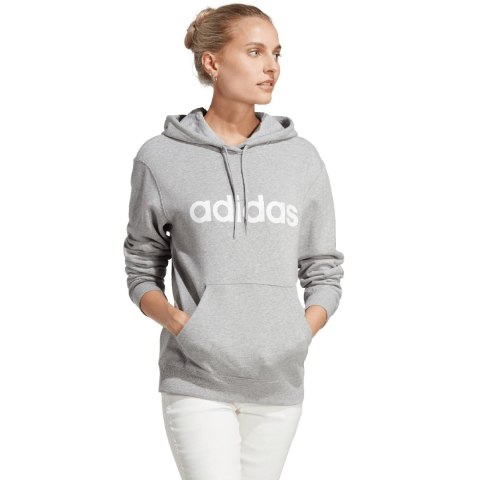 Bluza damska adidas Essentials Linear szara IC6884 Adidas